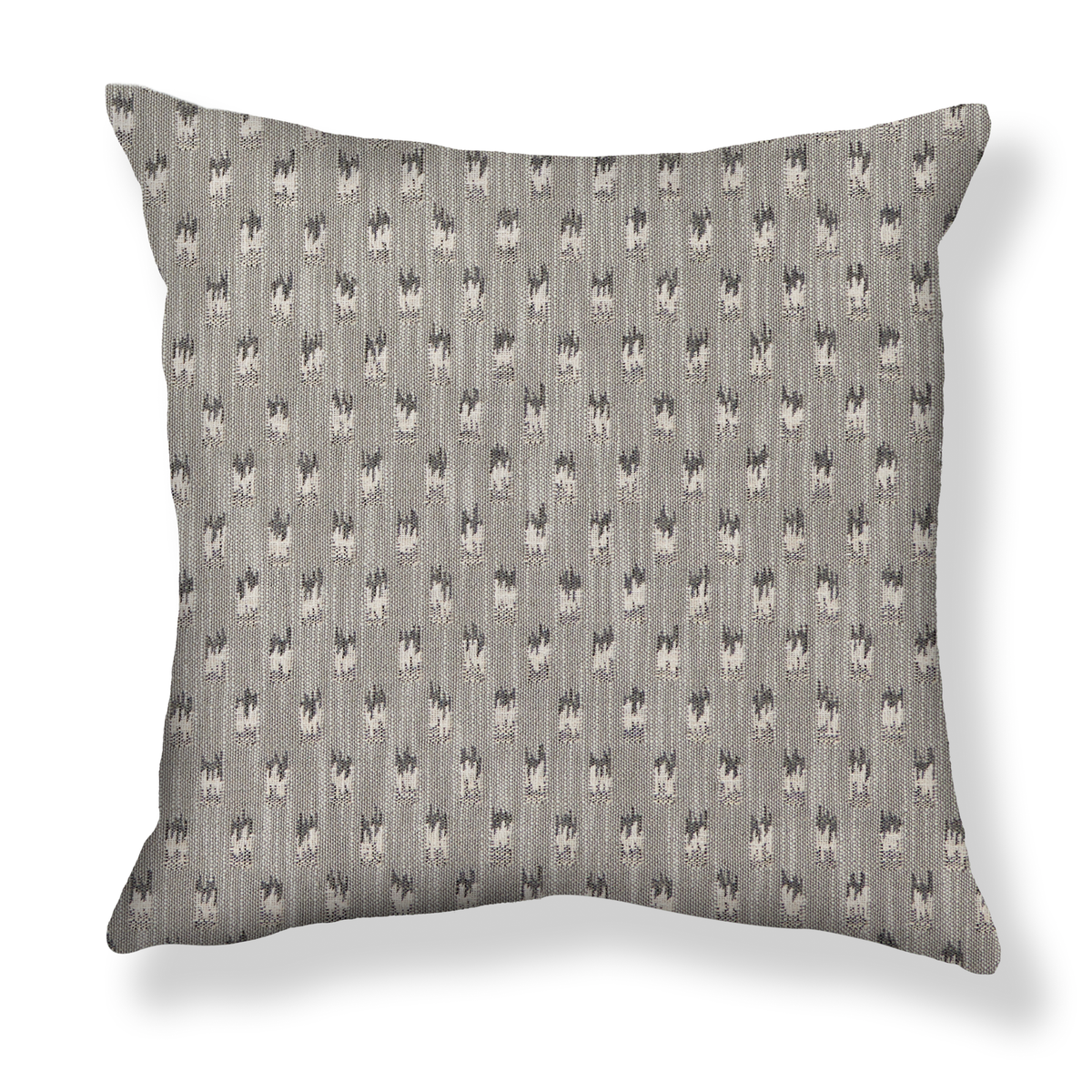 Raindrops Pillow in Gray