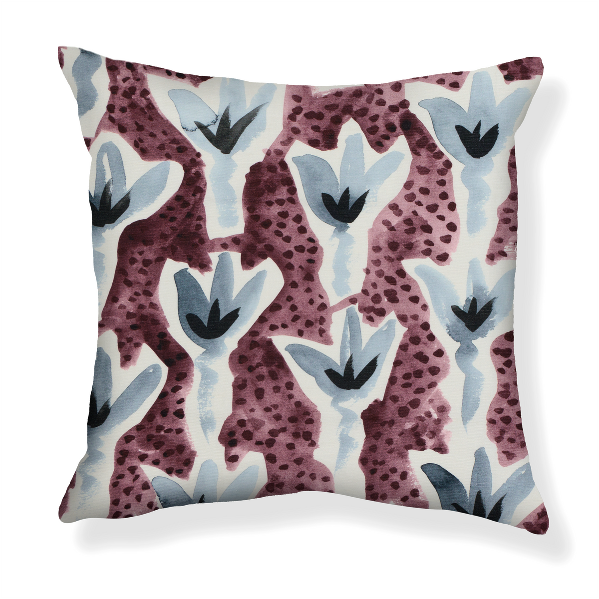 Eggplant color throw deals pillows