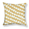 Stamped Garland Pillow in Goldenrod Image 1