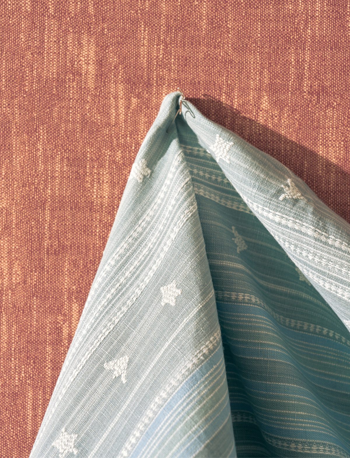 Alder Wallpaper in Clay Brown