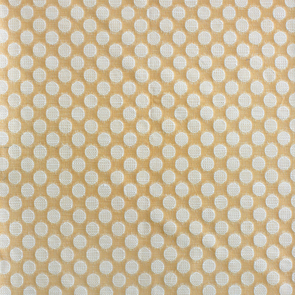 Chevron Dots Fabric in Goldenrod