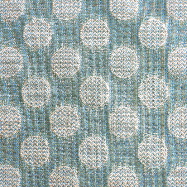 Chevron Dots Fabric in Marine