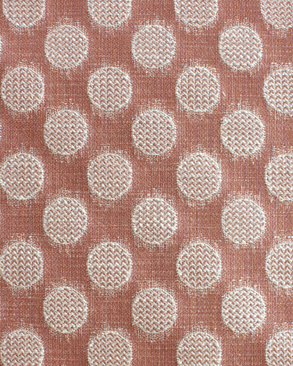 Chevron Dots Fabric in Pink