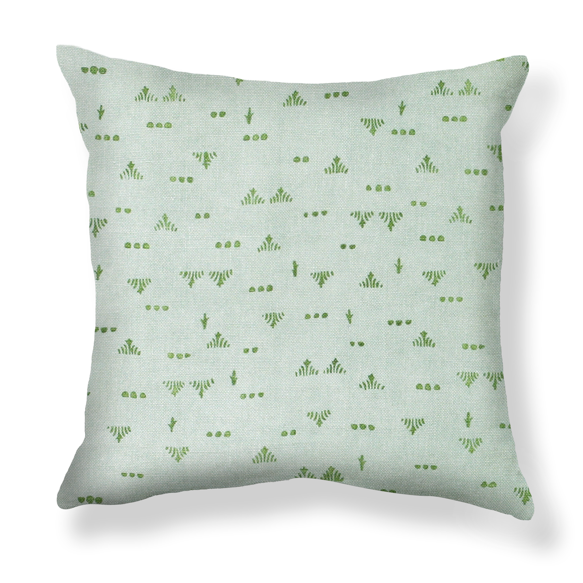 Grass Pillow in Light Blue/Green
