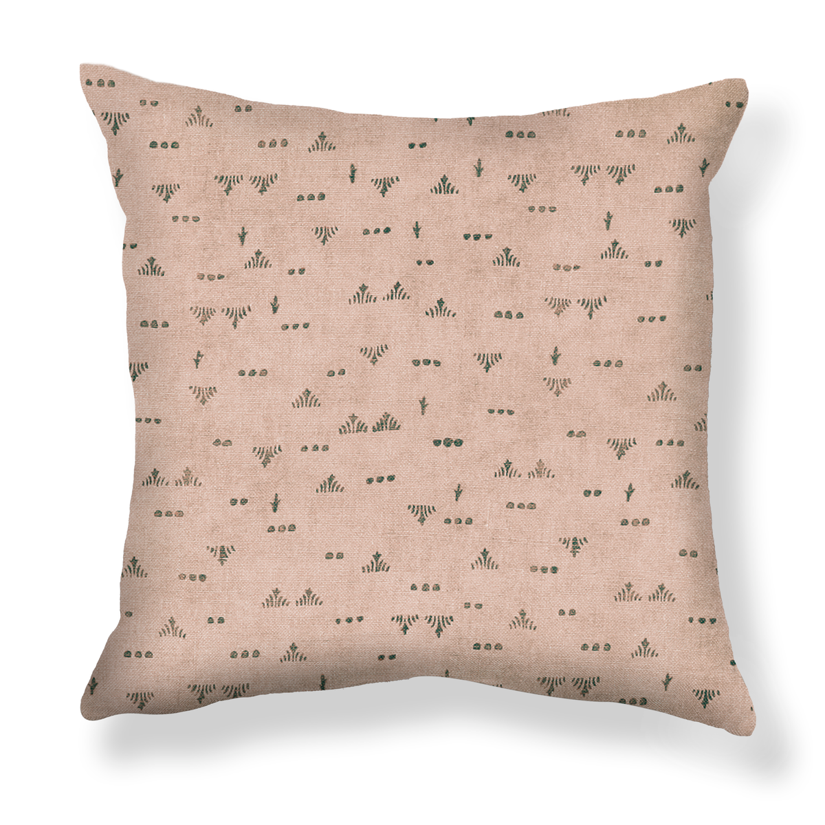 Grass Pillow in Pink/Brown