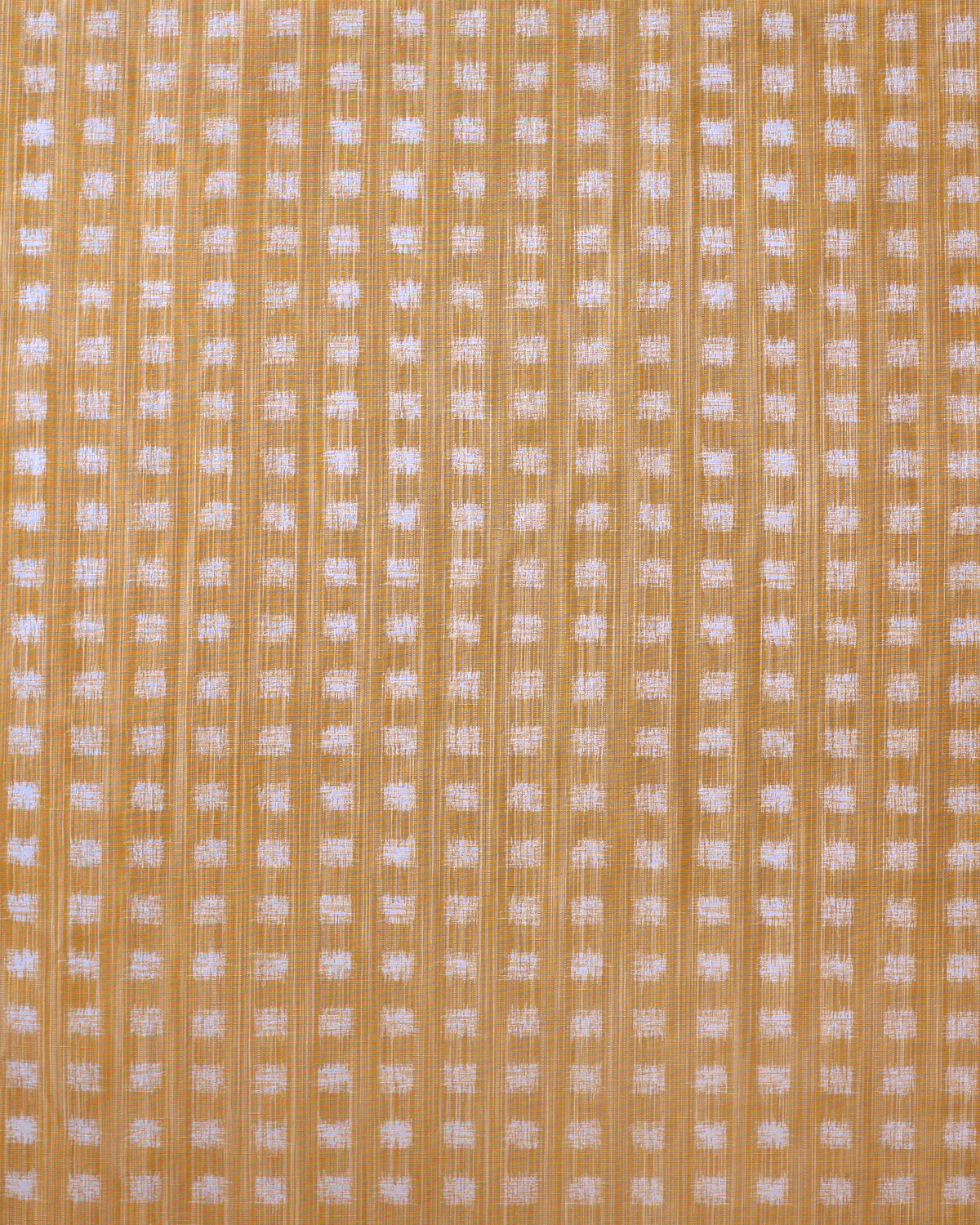 Gridded Ikat Fabric in Goldenrod