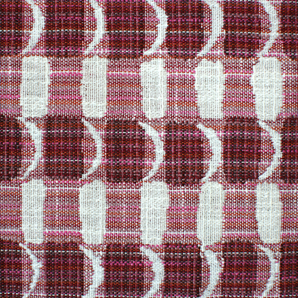 Crescent Plaid Fabric in Pink