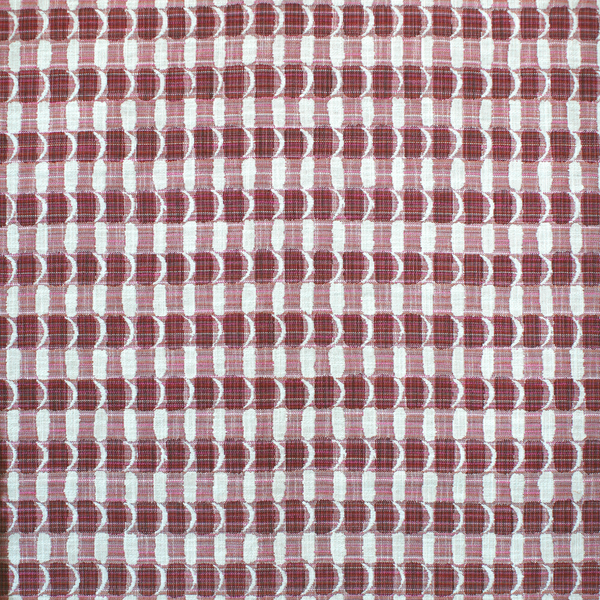 Crescent Plaid Fabric in Pink