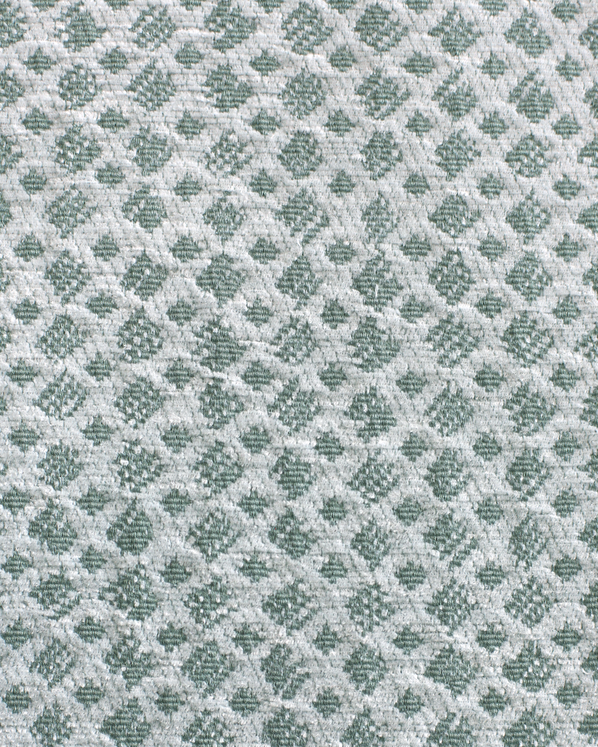 Mini Diamonds Fabric in Ice/Marine