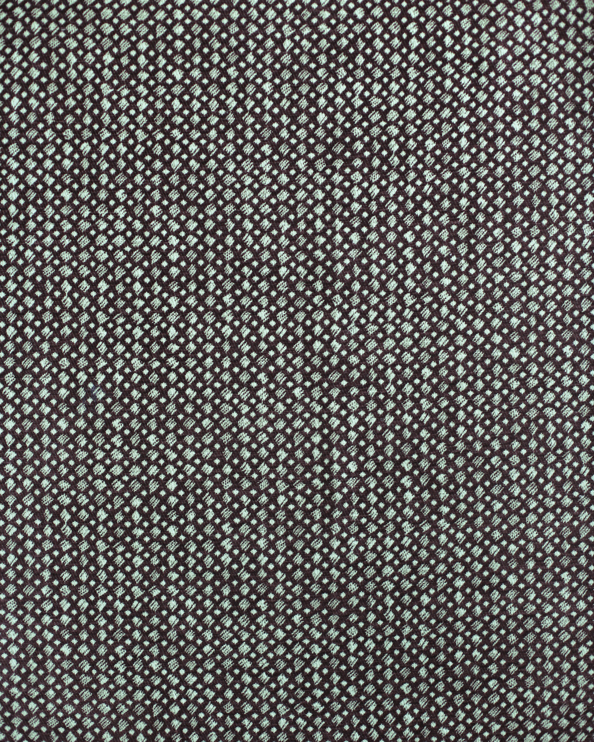 Mini Diamonds Fabric in Brown/Sage