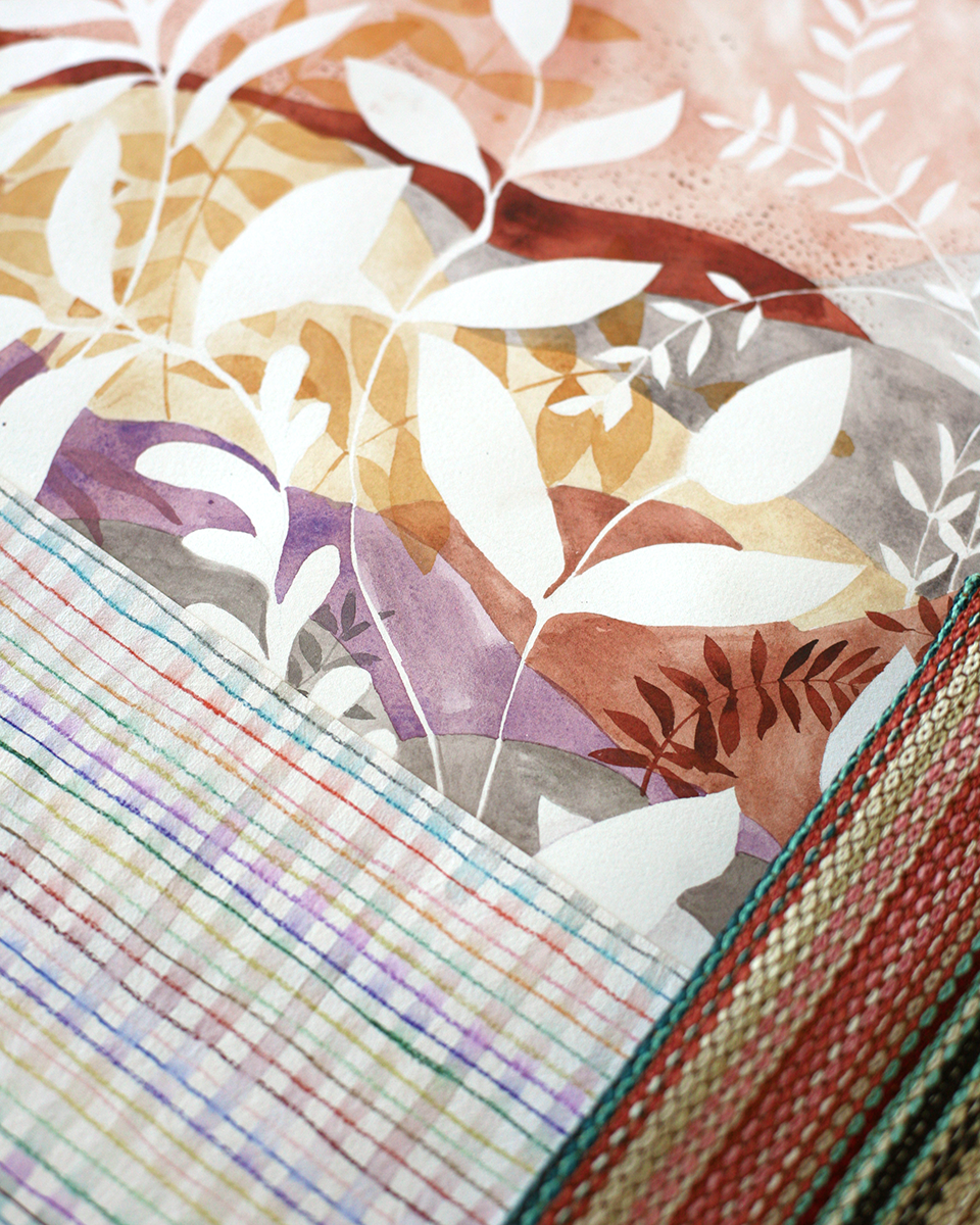 Daydream Landscape Mural in Multi