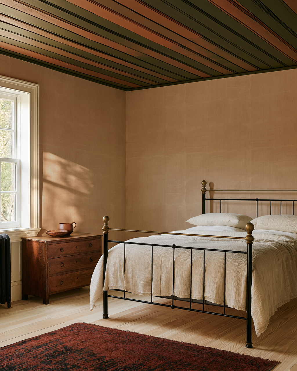 Aurora Wallpaper in Soft Clay
