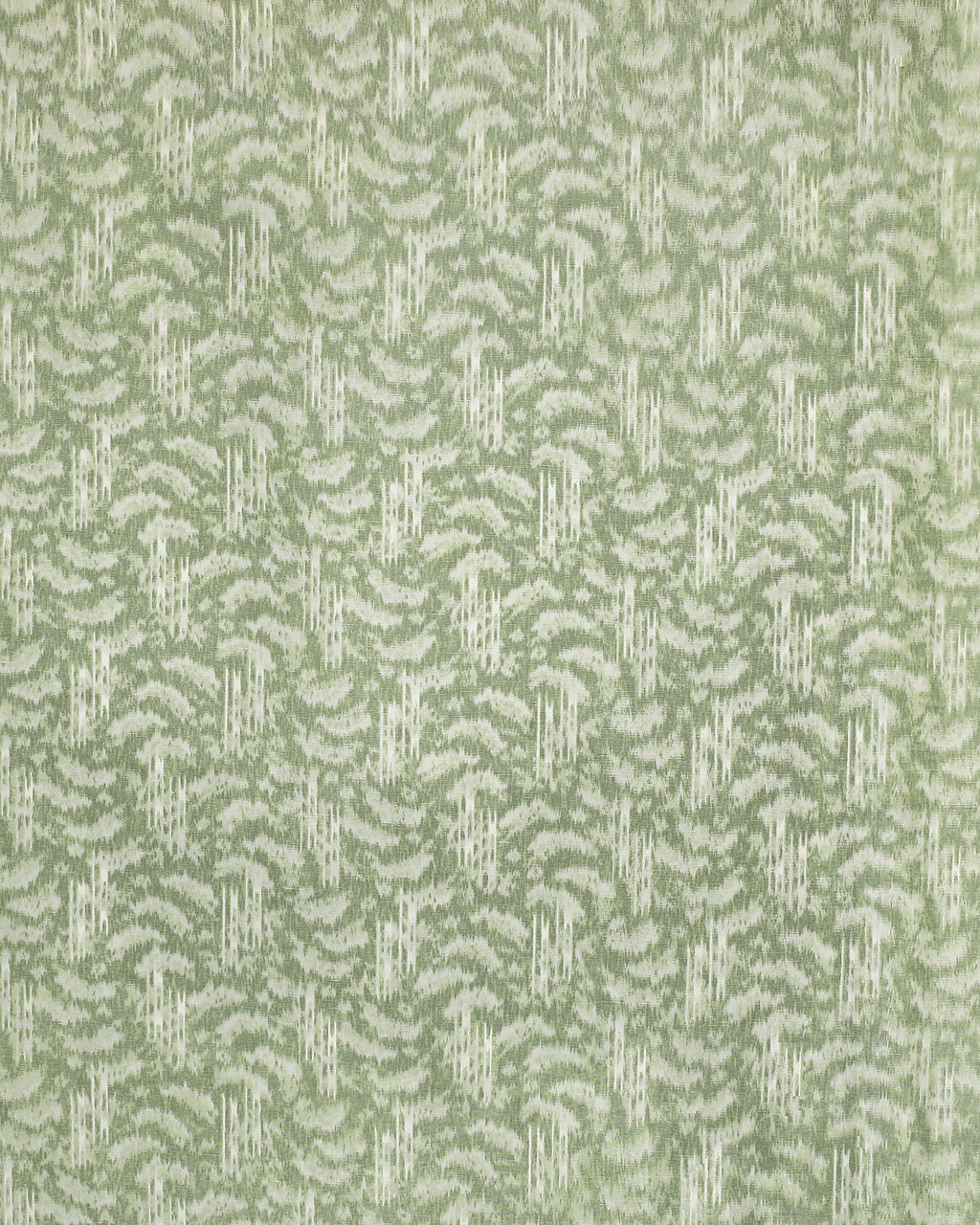 Cloudscape Warp Print Fabric in Green