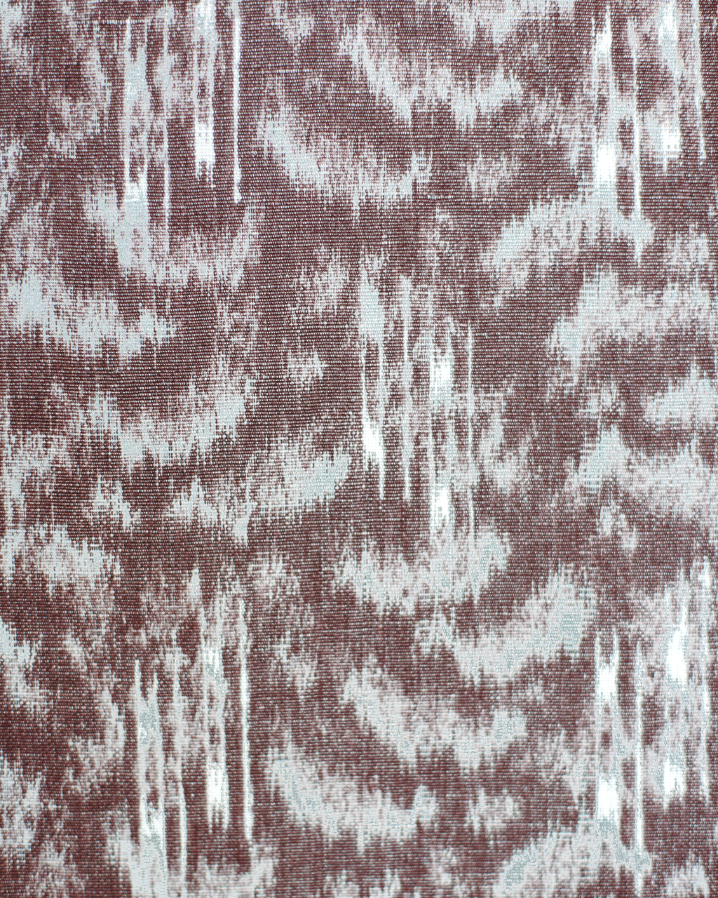 Cloudscape Warp Print Fabric in Mahogany