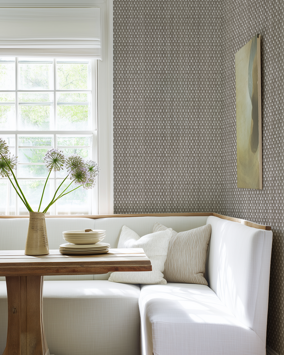 Starfall Wallpaper in Brown