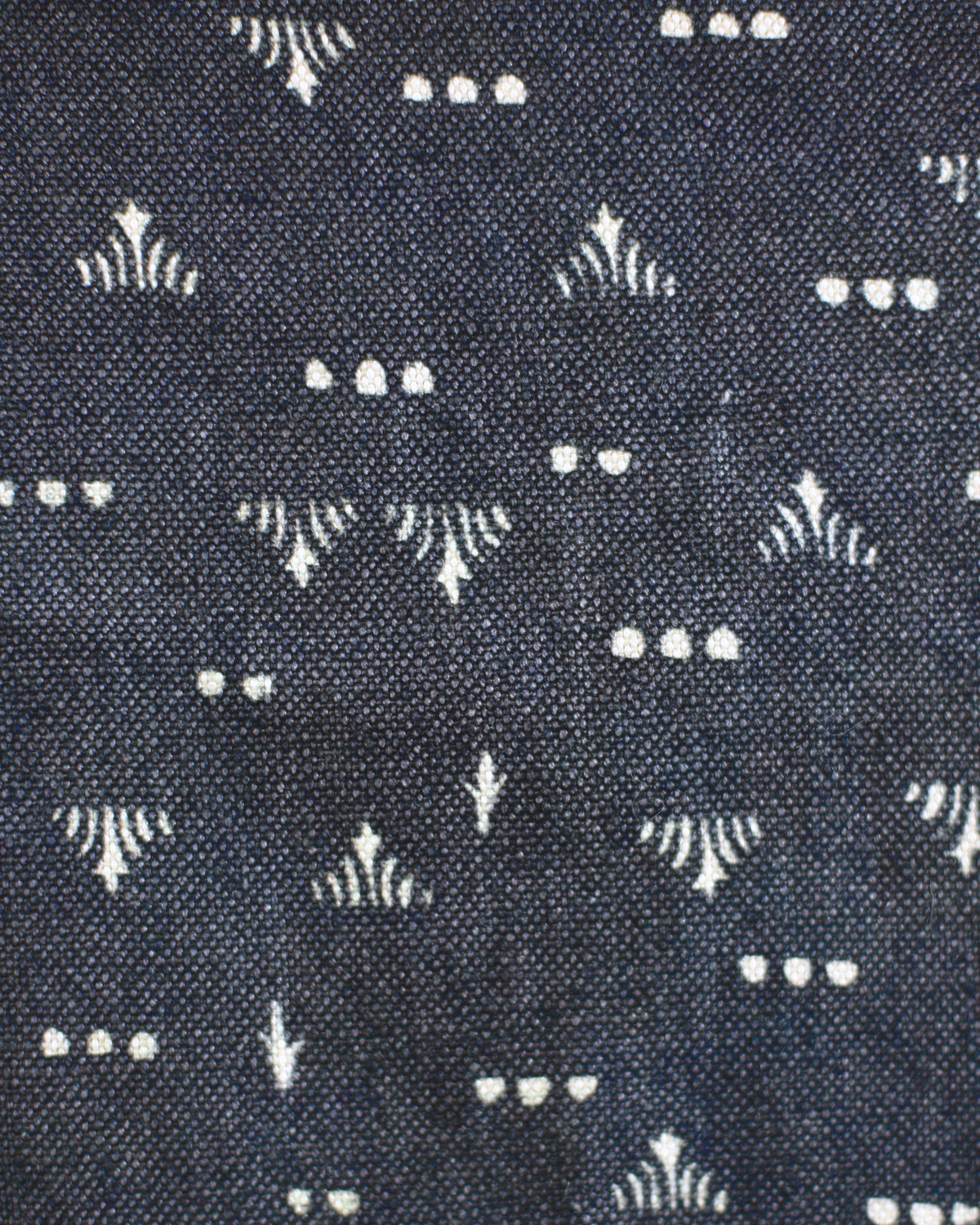Grass Fabric in Blue-Black