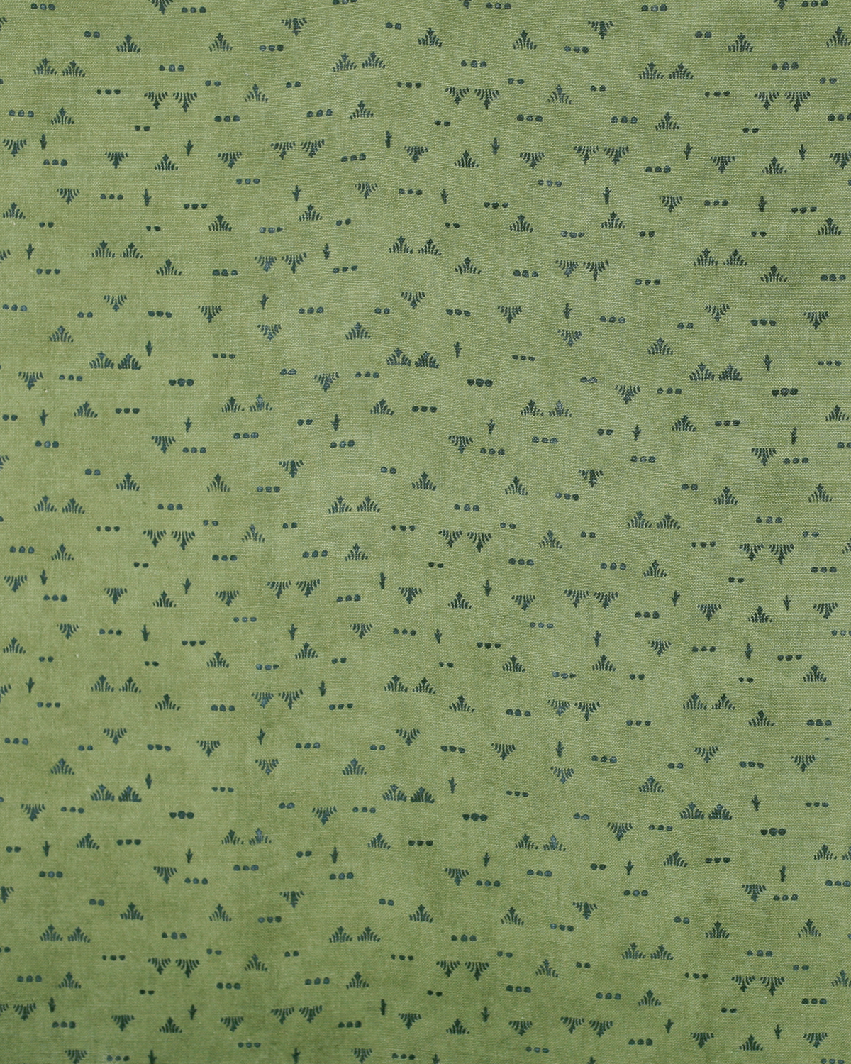 Grass Fabric in Green/Blue