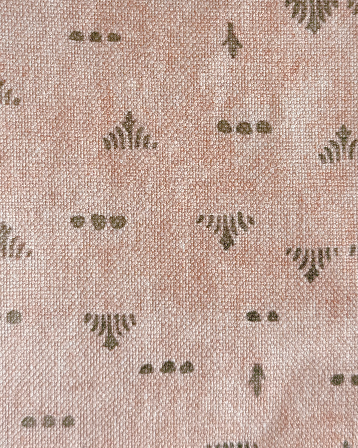 Grass Fabric in Pink/Brown