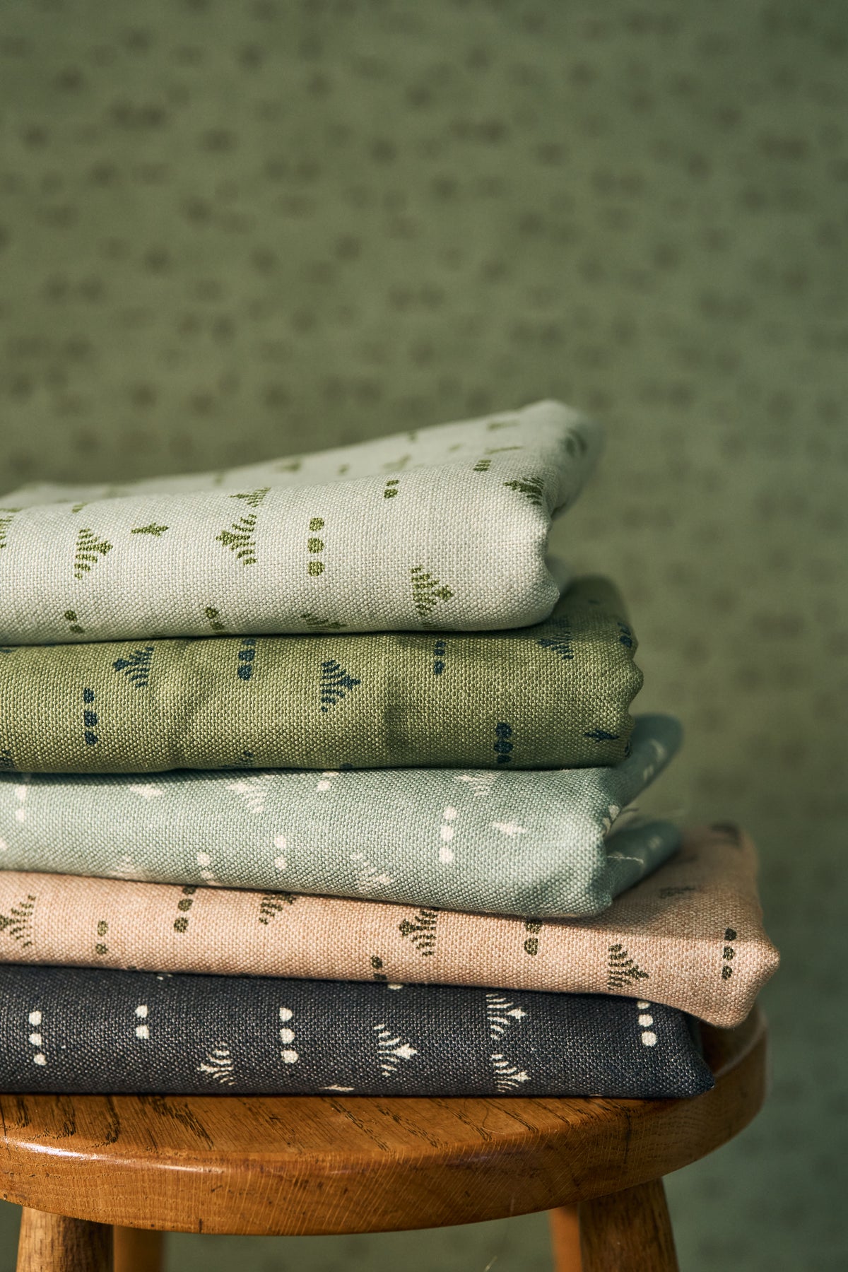 Grass Fabric in Pink/Brown