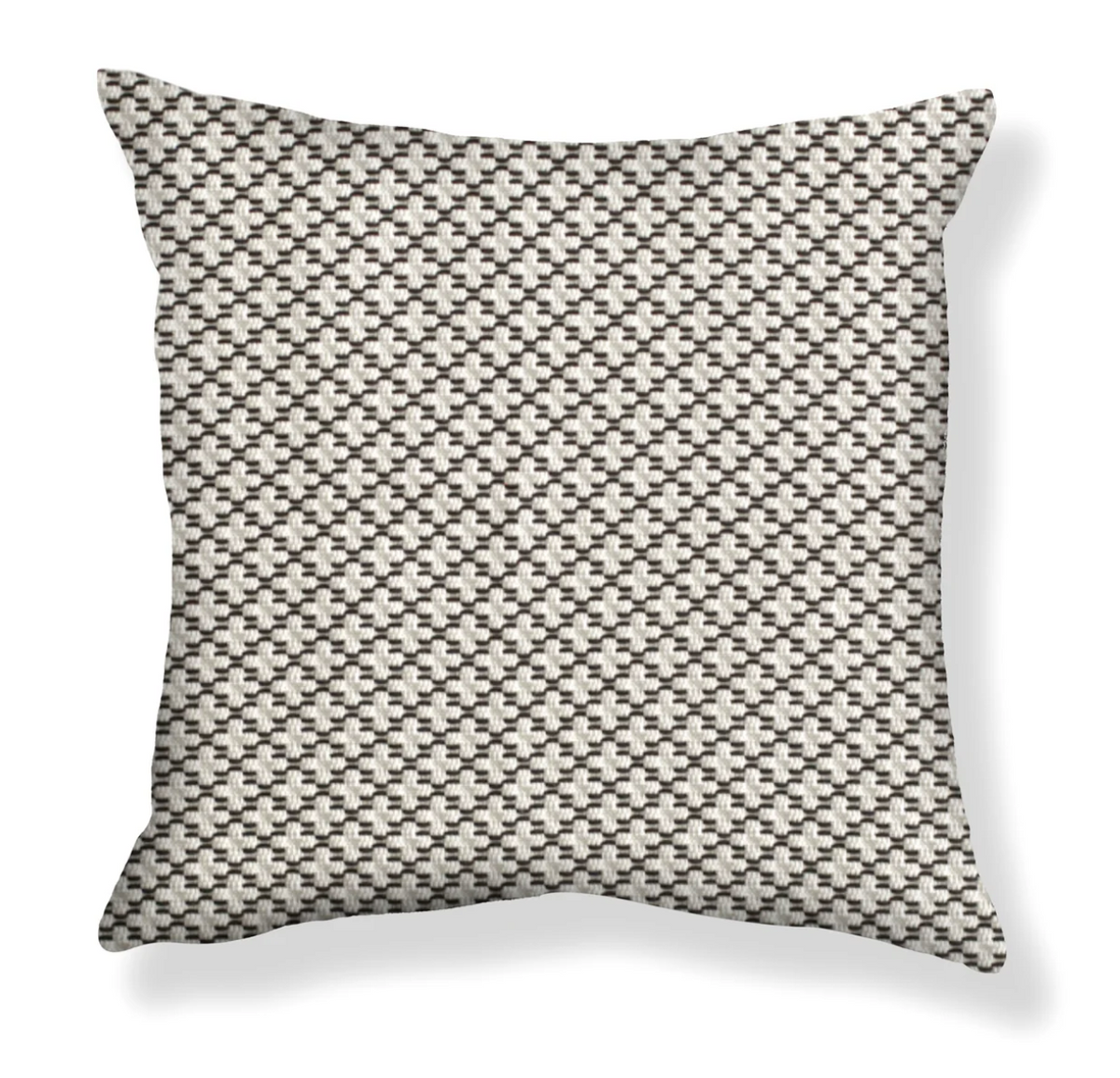 Arbor Pillow & Pouf Ottoman in Black