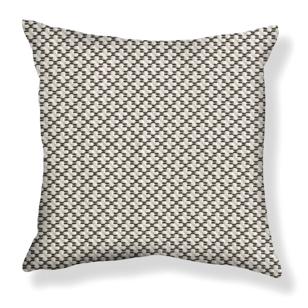 Arbor Pillow & Pouf Ottoman in Black