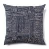 Sashiko Stitch Pillow in Navy Image 2