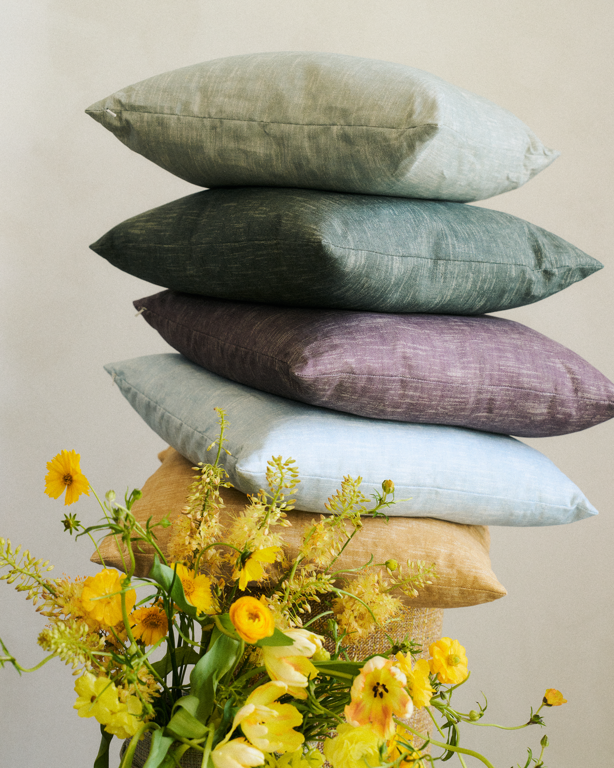 Alder Pillow in Eucalyptus