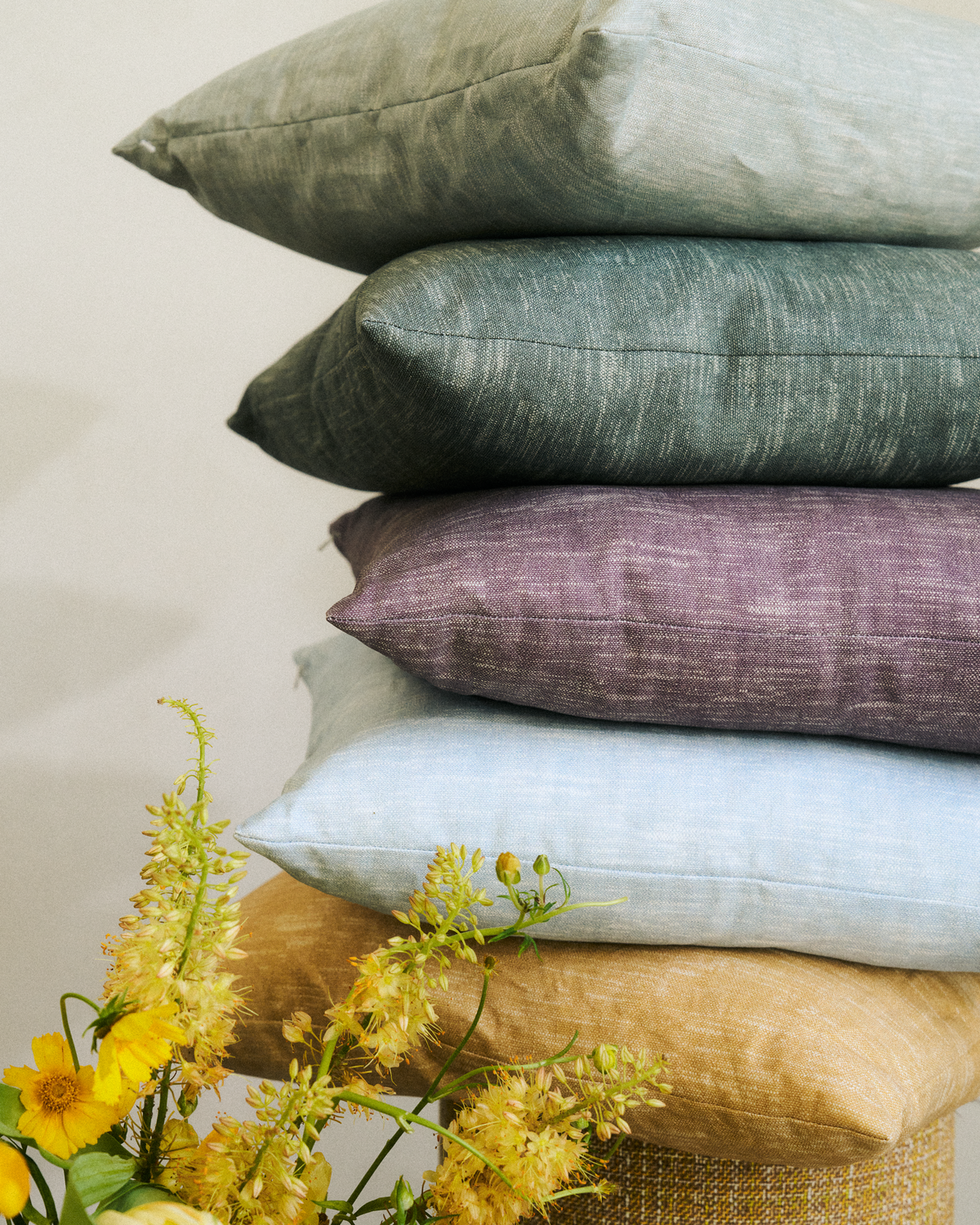 Alder Fabric in Pale Goldenrod