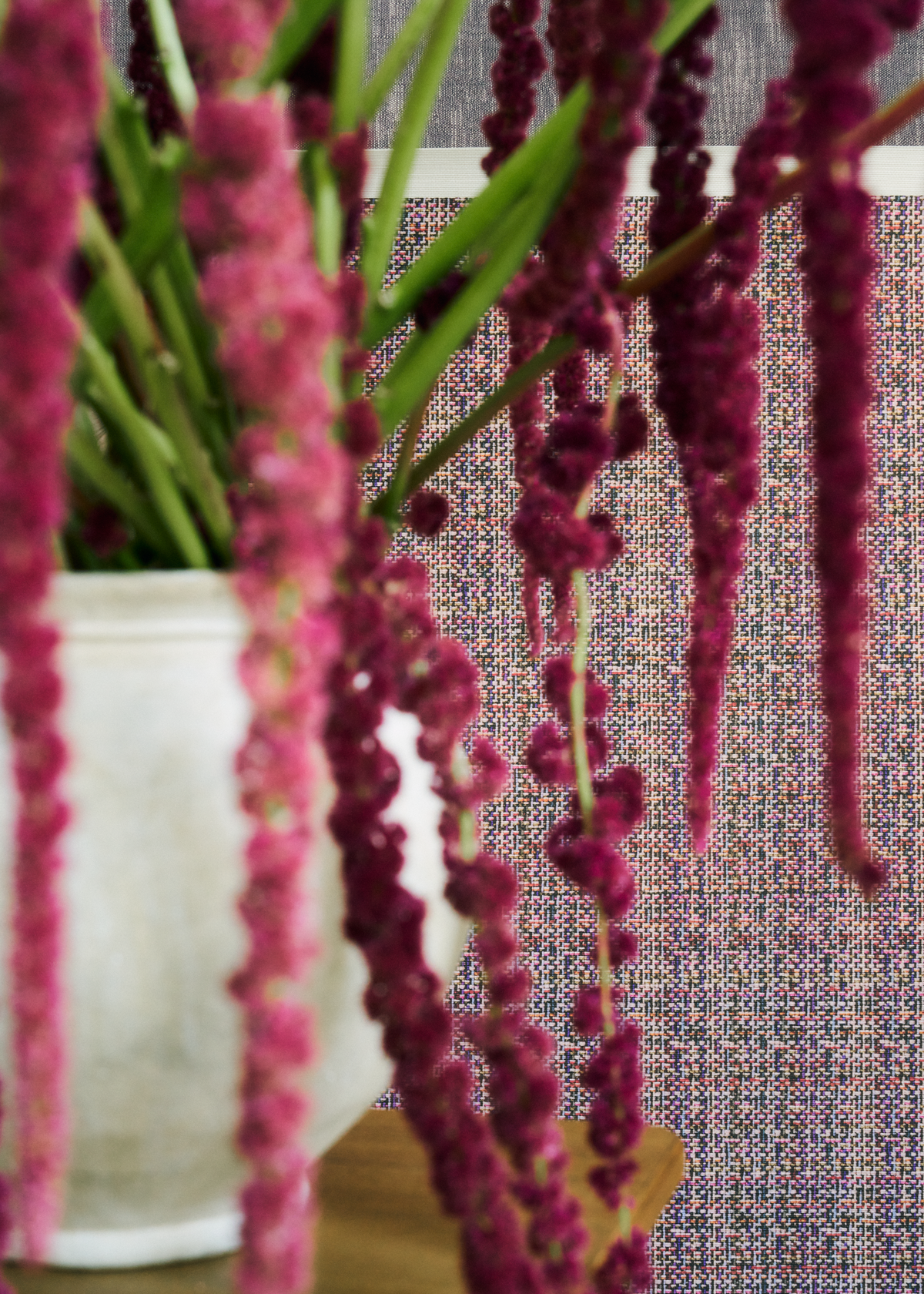 Bramble Wallpaper in Amaranth