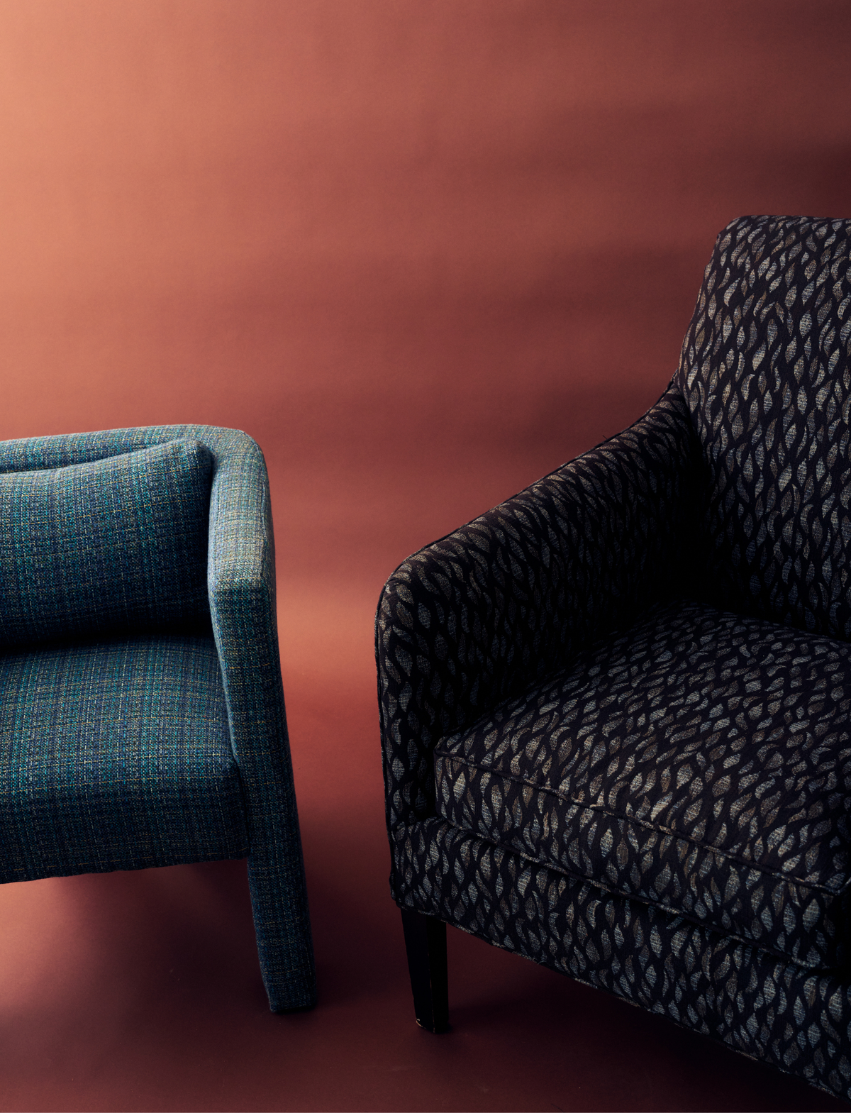 Bramble Fabric in Blue Hour