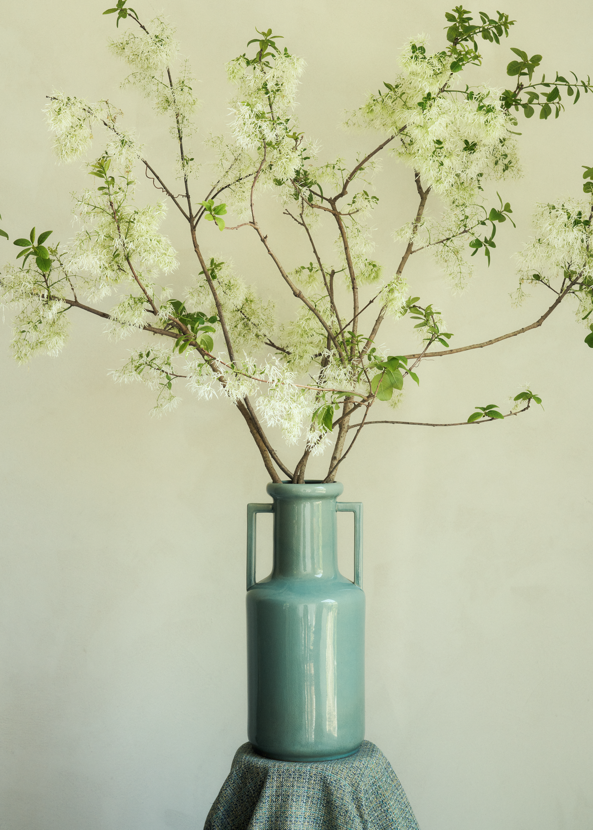 Bramble Fabric in Blue Spruce