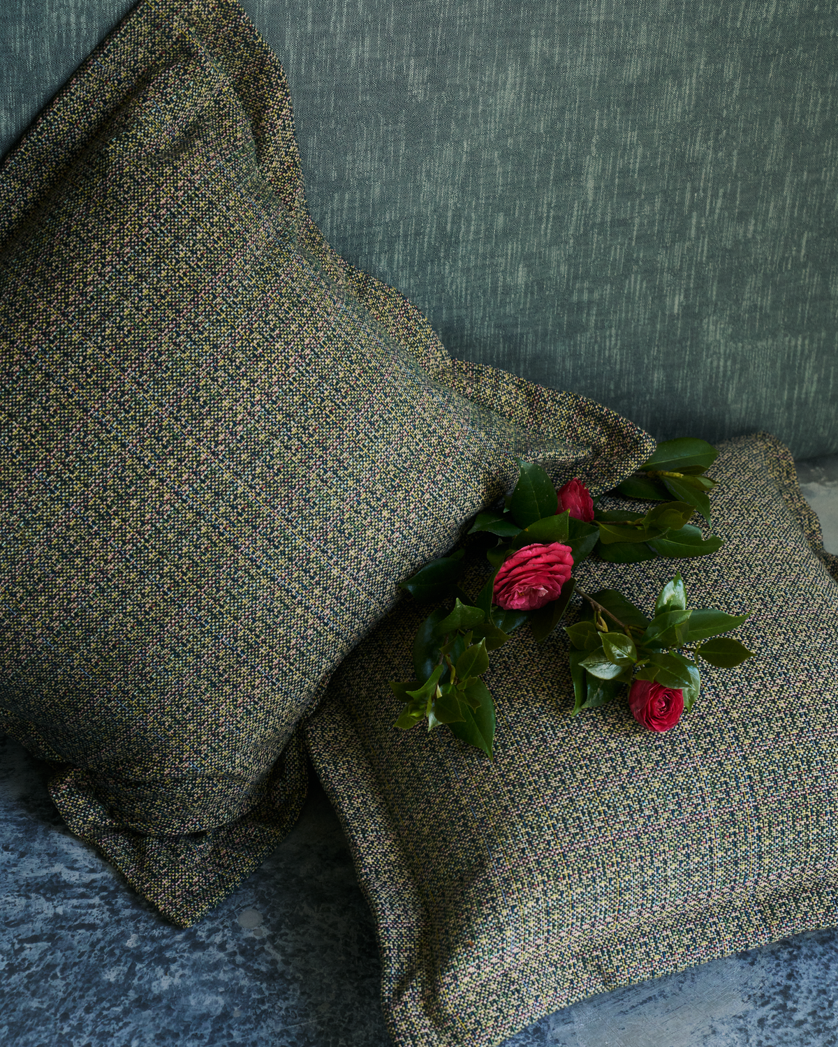 Bramble Fabric in Camellia Leaf