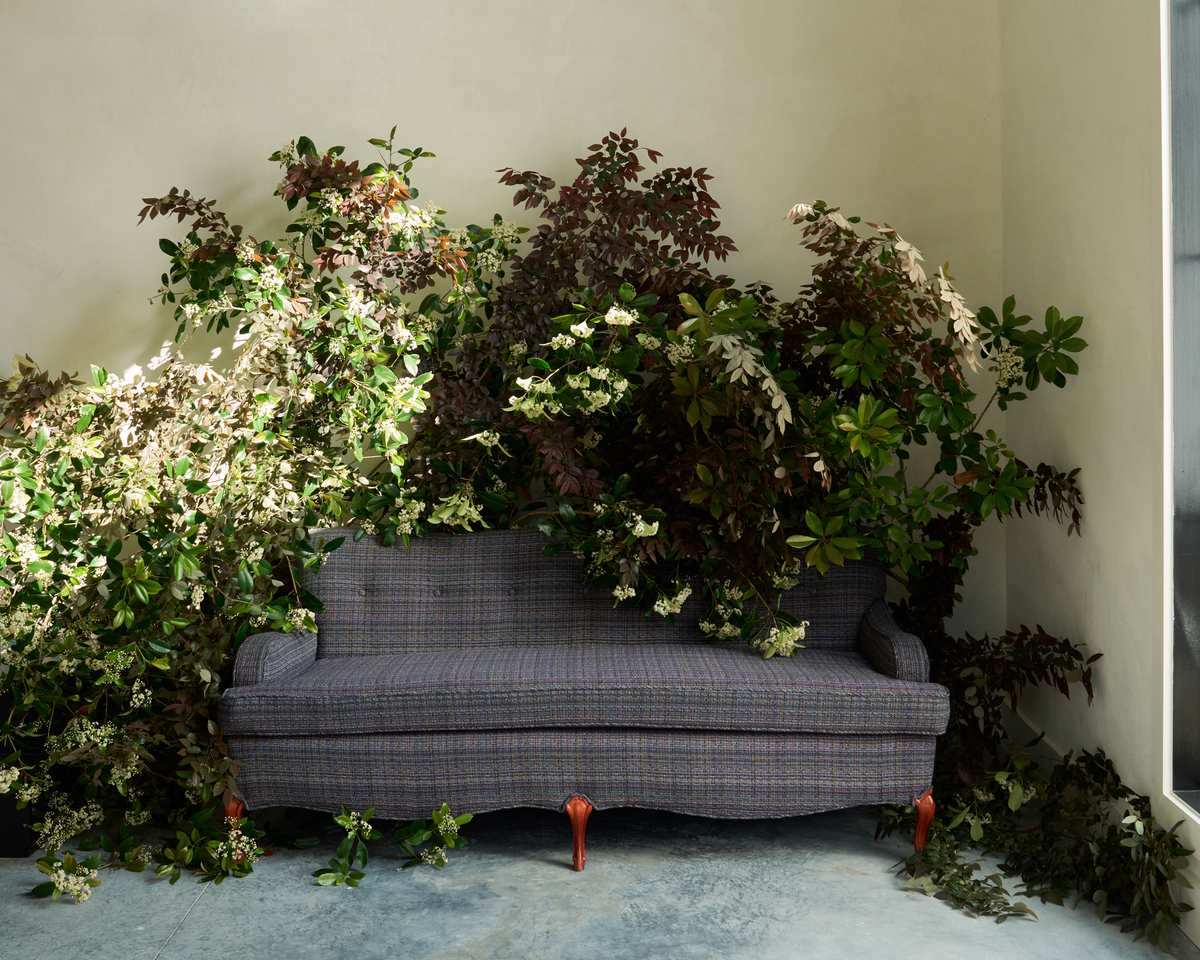 Bramble Fabric in Forest Purple