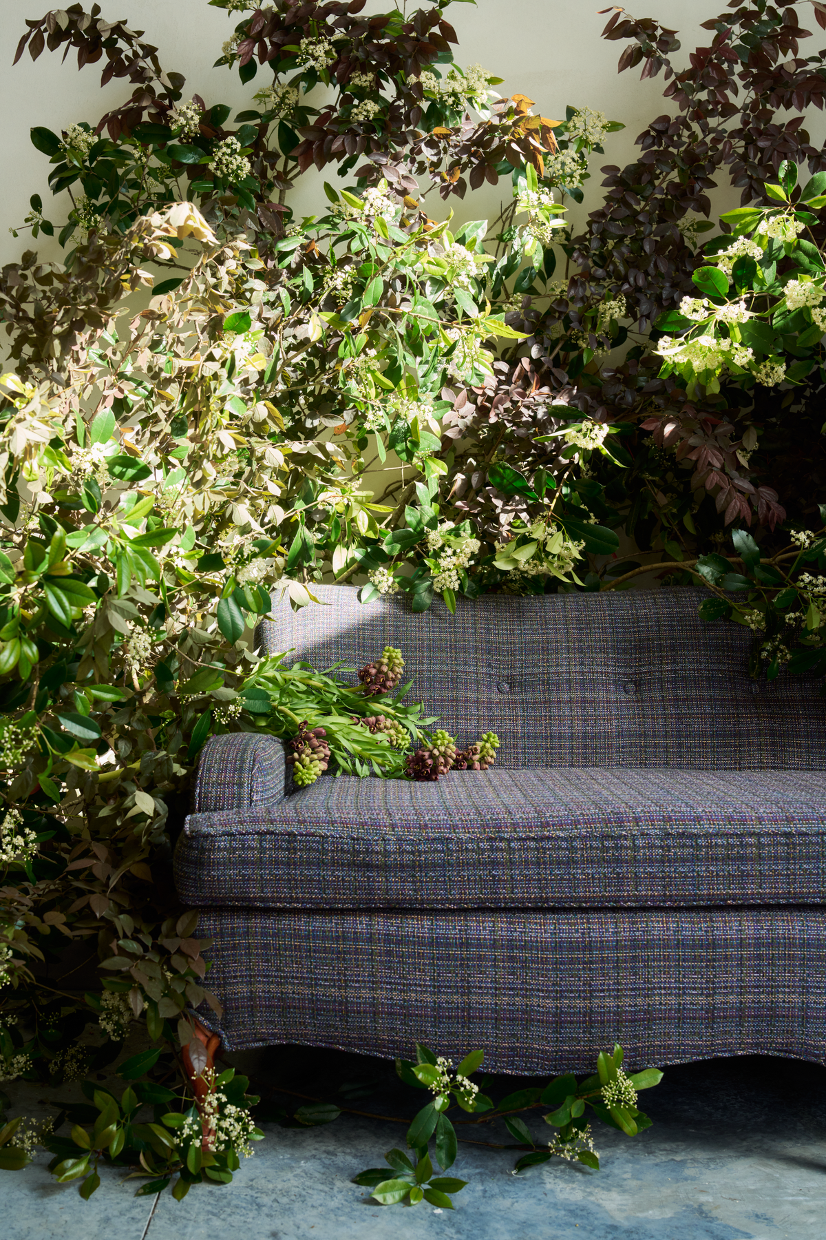 Bramble Fabric in Forest Purple