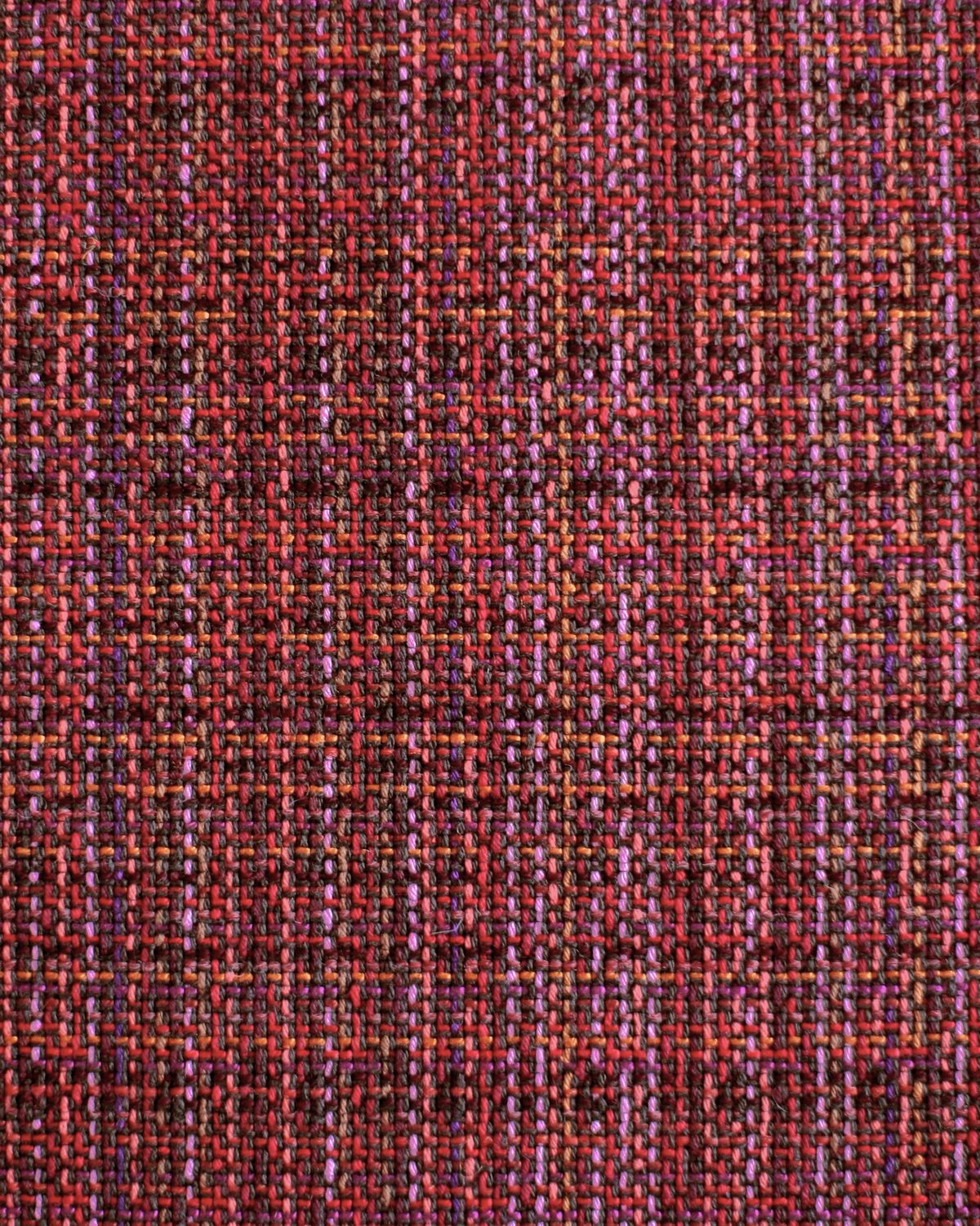 Bramble Fabric in Red Echinacea