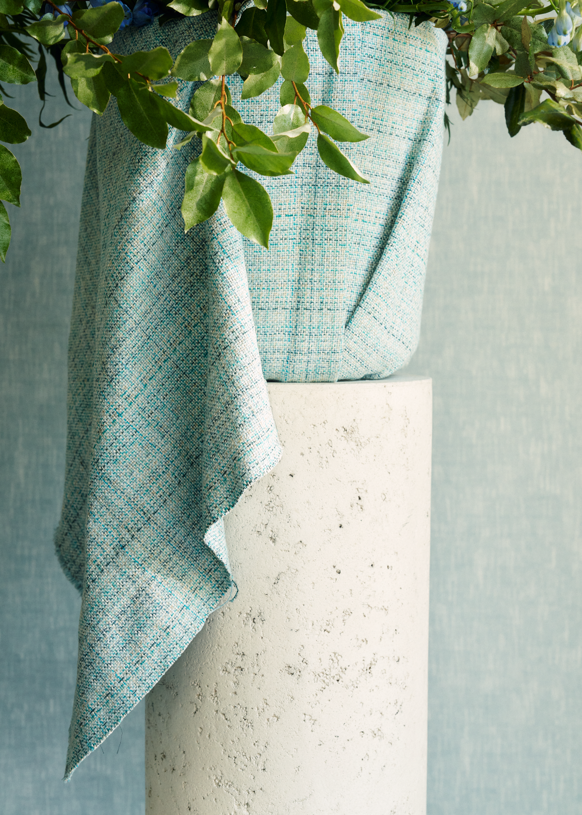 Bramble Fabric in Splash Blue