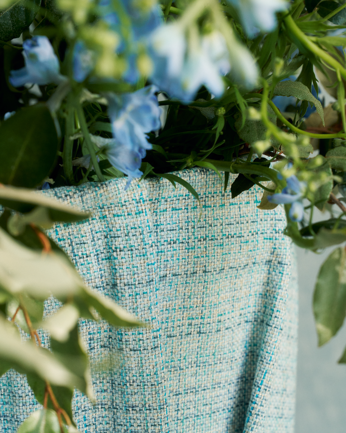 Bramble Fabric in Splash Blue