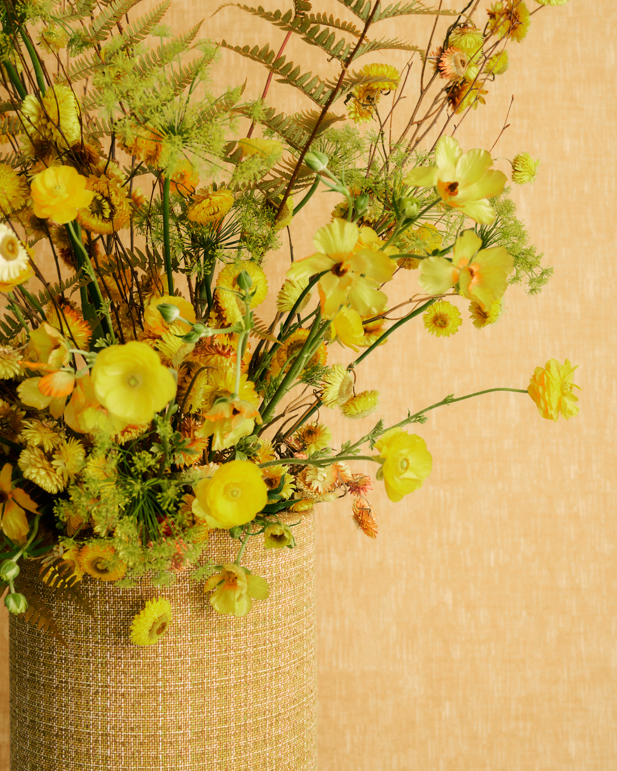 Bramble Fabric in Sunlit Ochre
