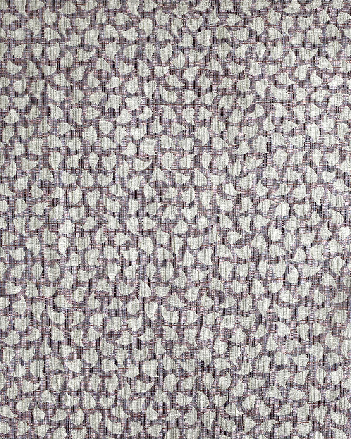 Bubbly Leaves Fabric in Multi Lilac