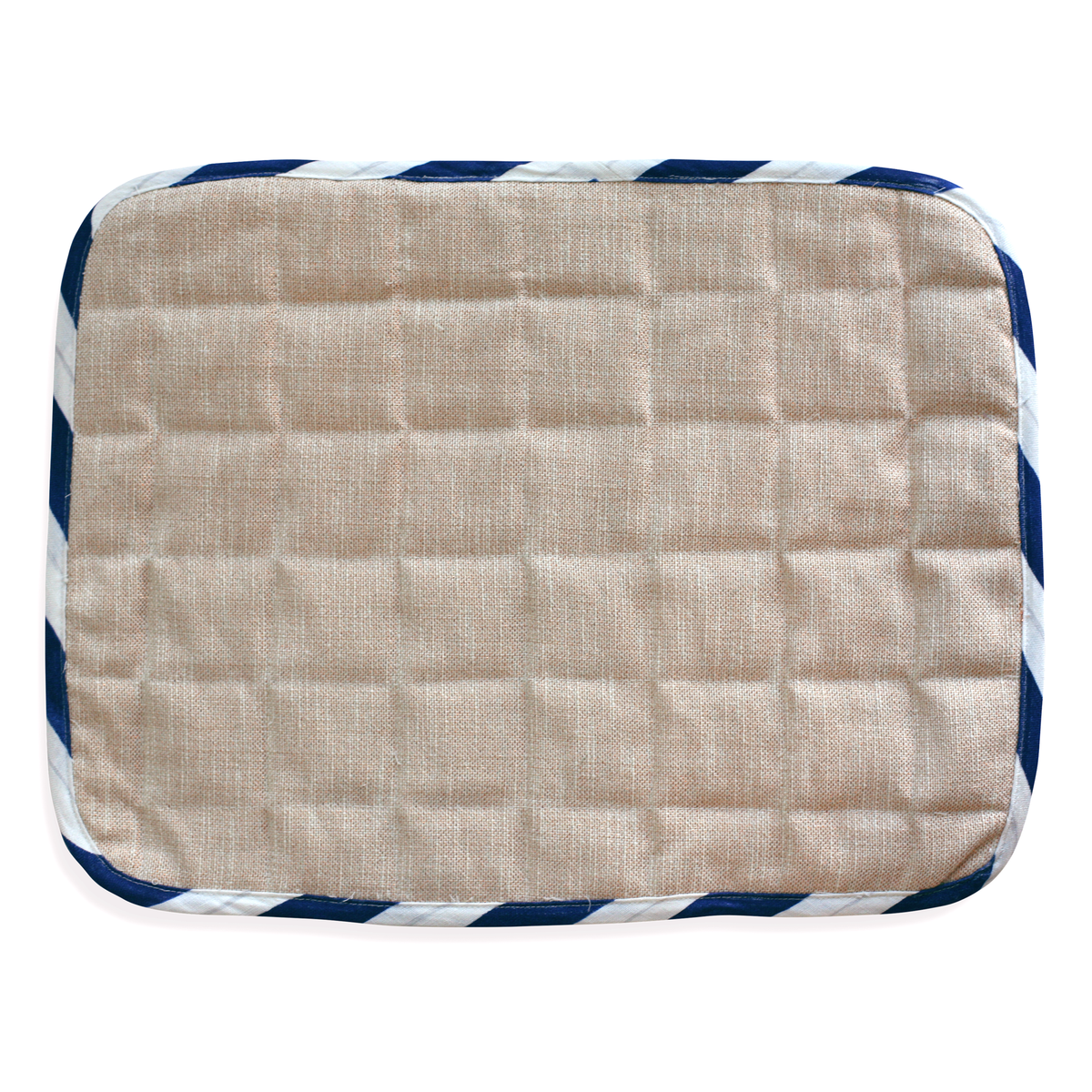 Quilted Placemats in Cobalt Blues