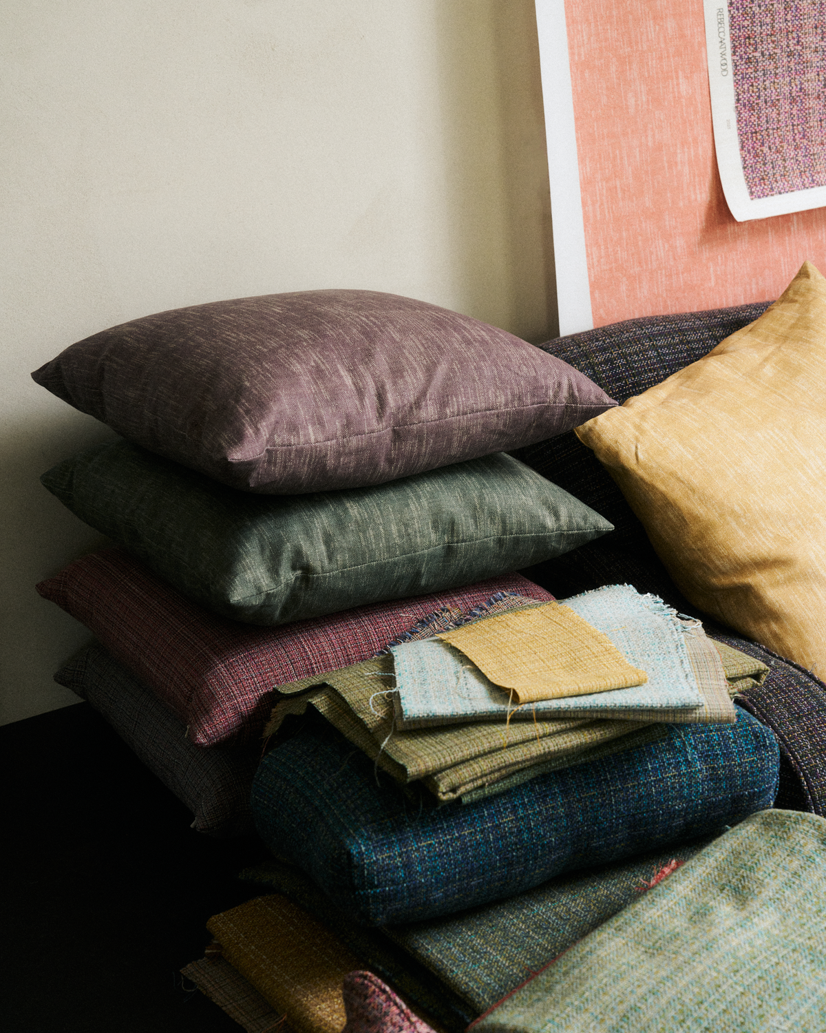 Alder Pillow in Eggplant