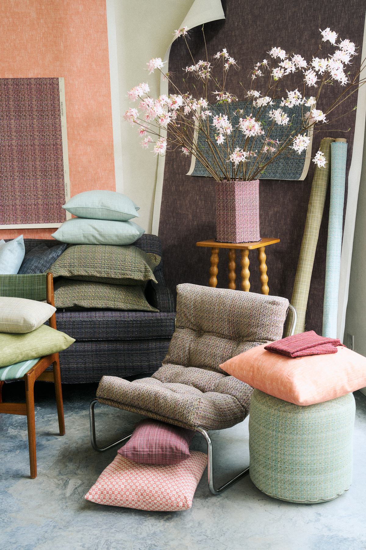 Bramble Fabric in Dewdrop Green