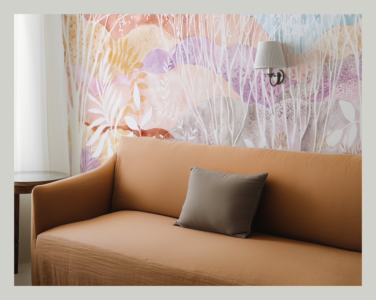 Daydream Landscape Mural in Multi