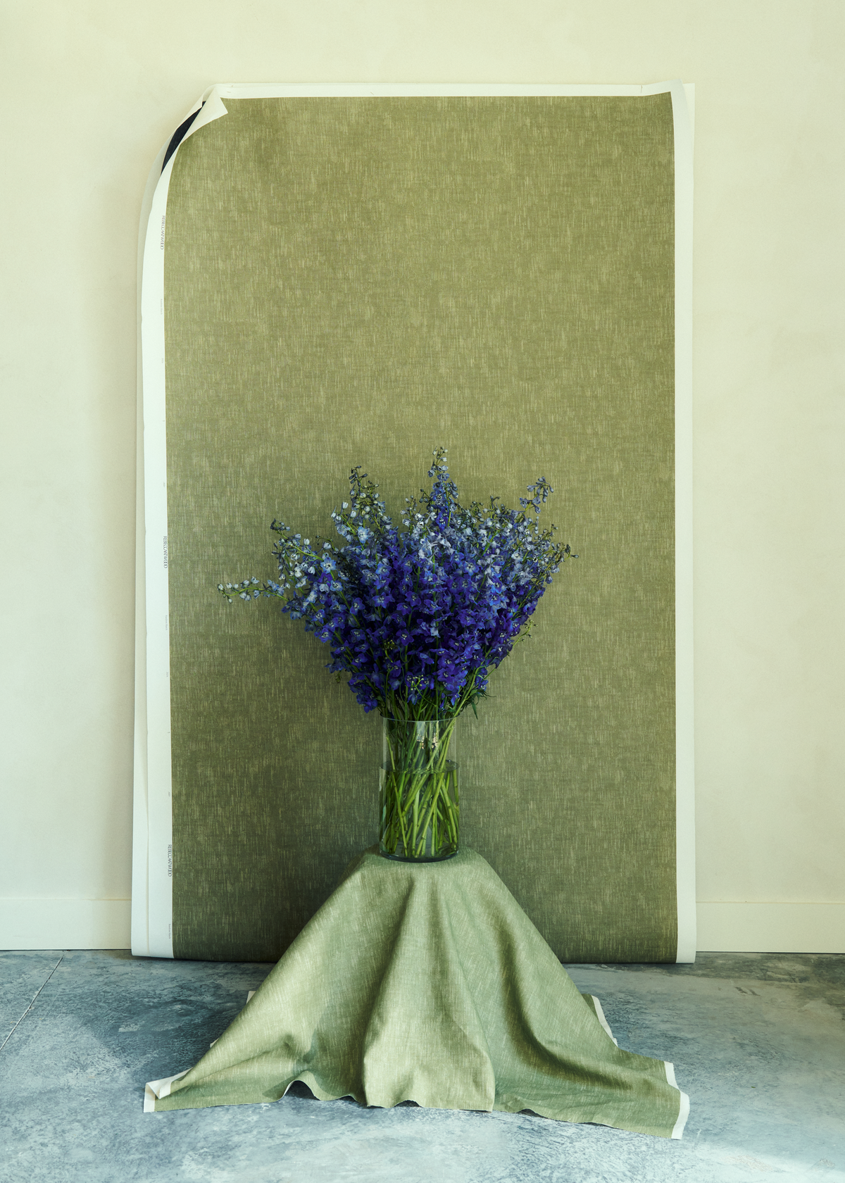 Alder Fabric in Kelp Green