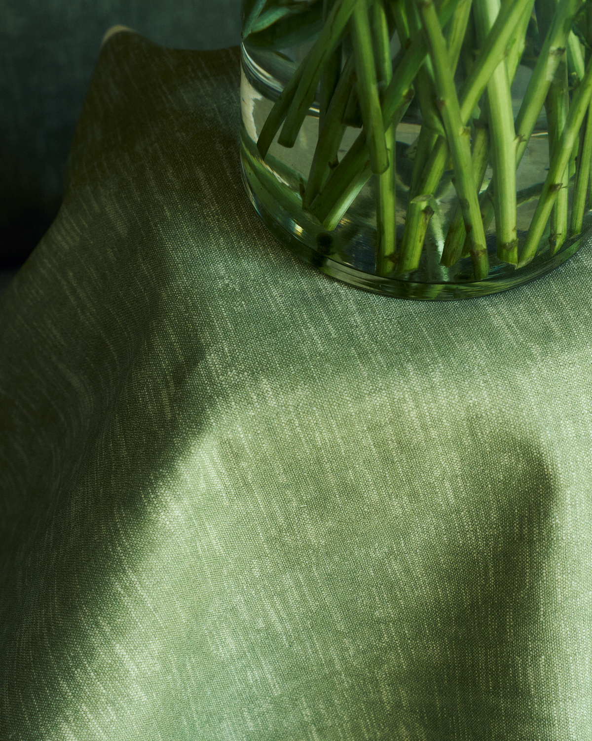 Alder Fabric in Kelp Green