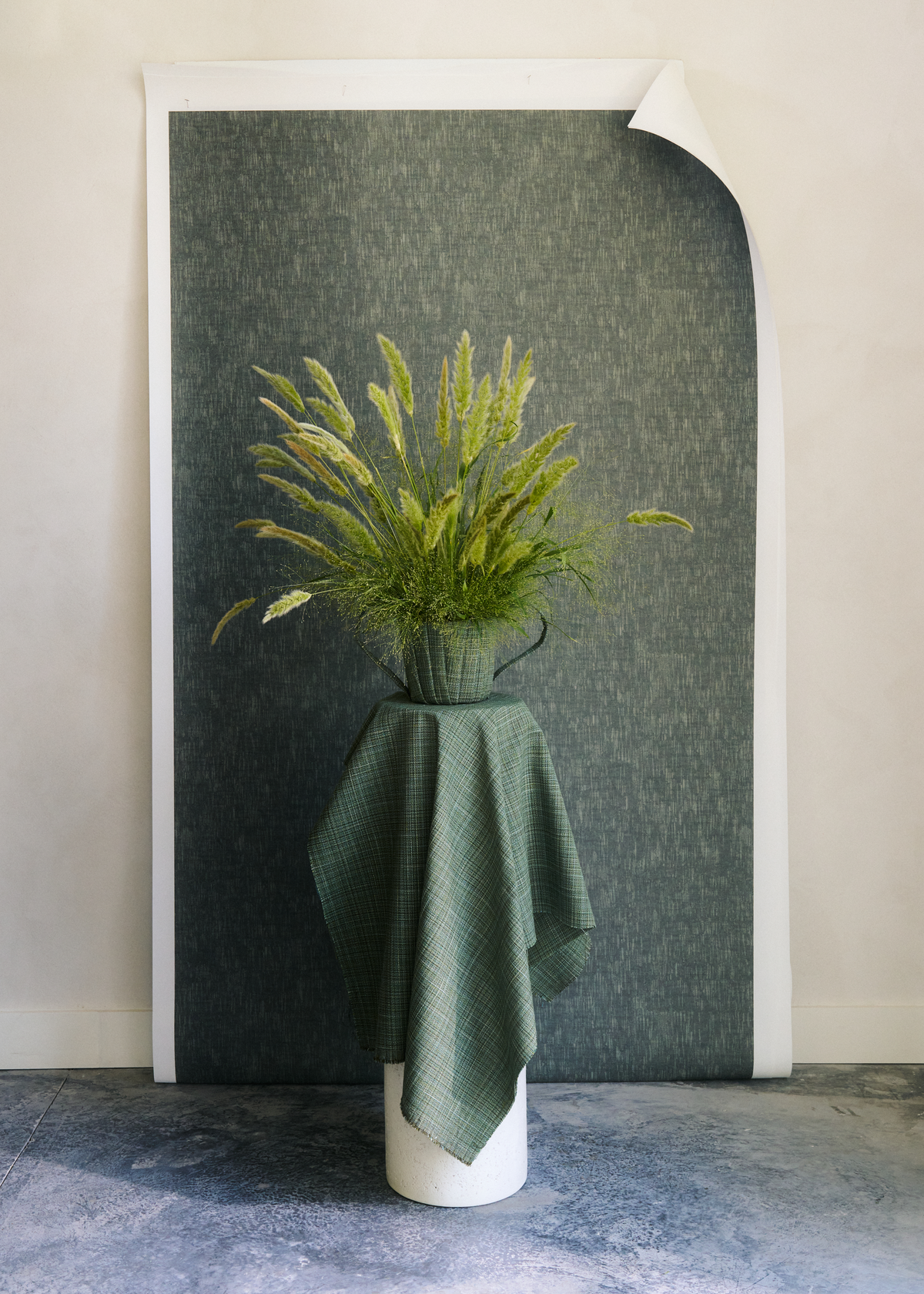 Park Fabric in Evergreen