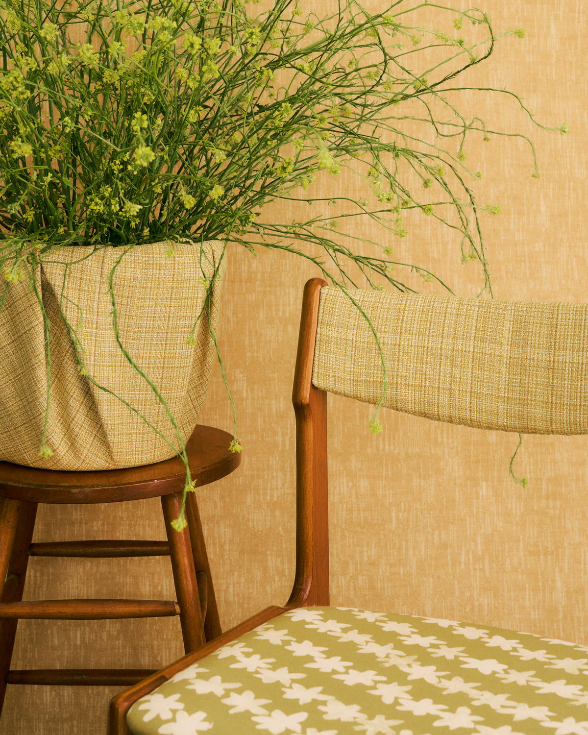 Park Fabric in Pale Goldenrod