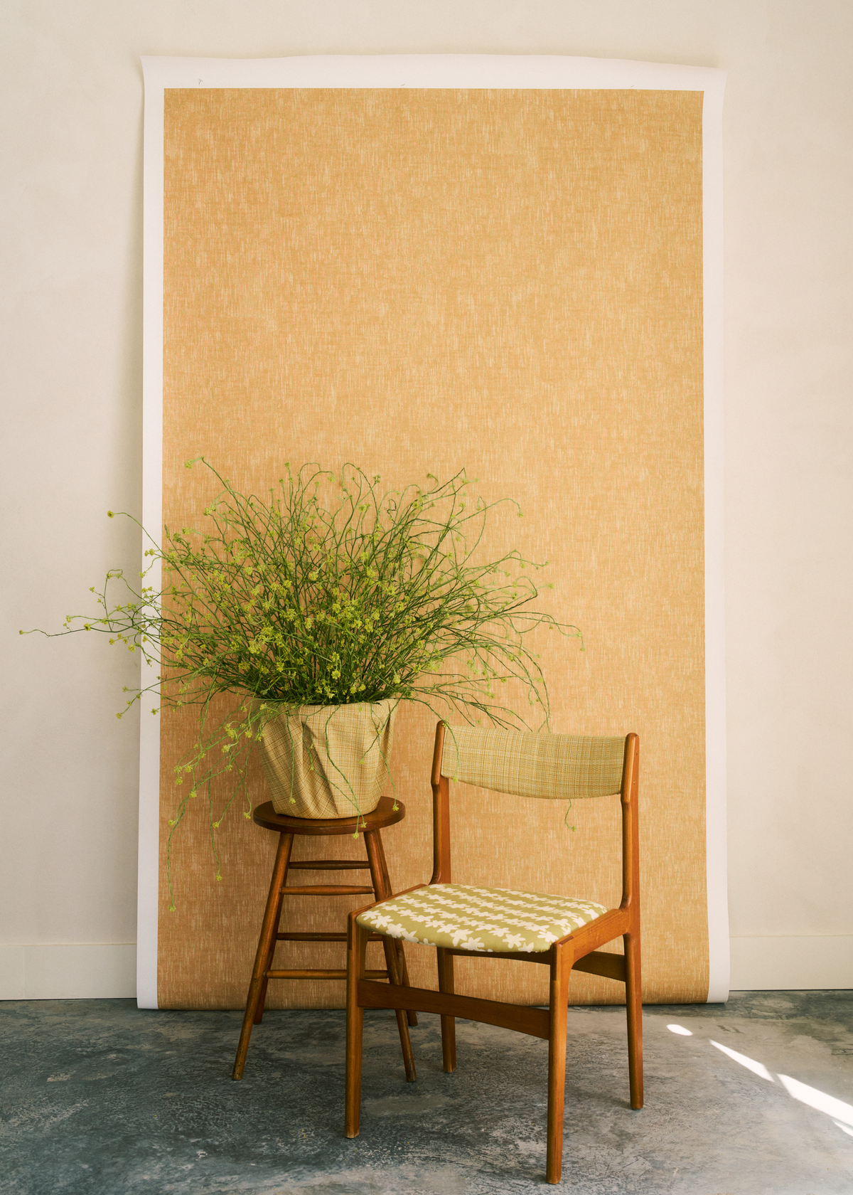 Park Fabric in Pale Goldenrod