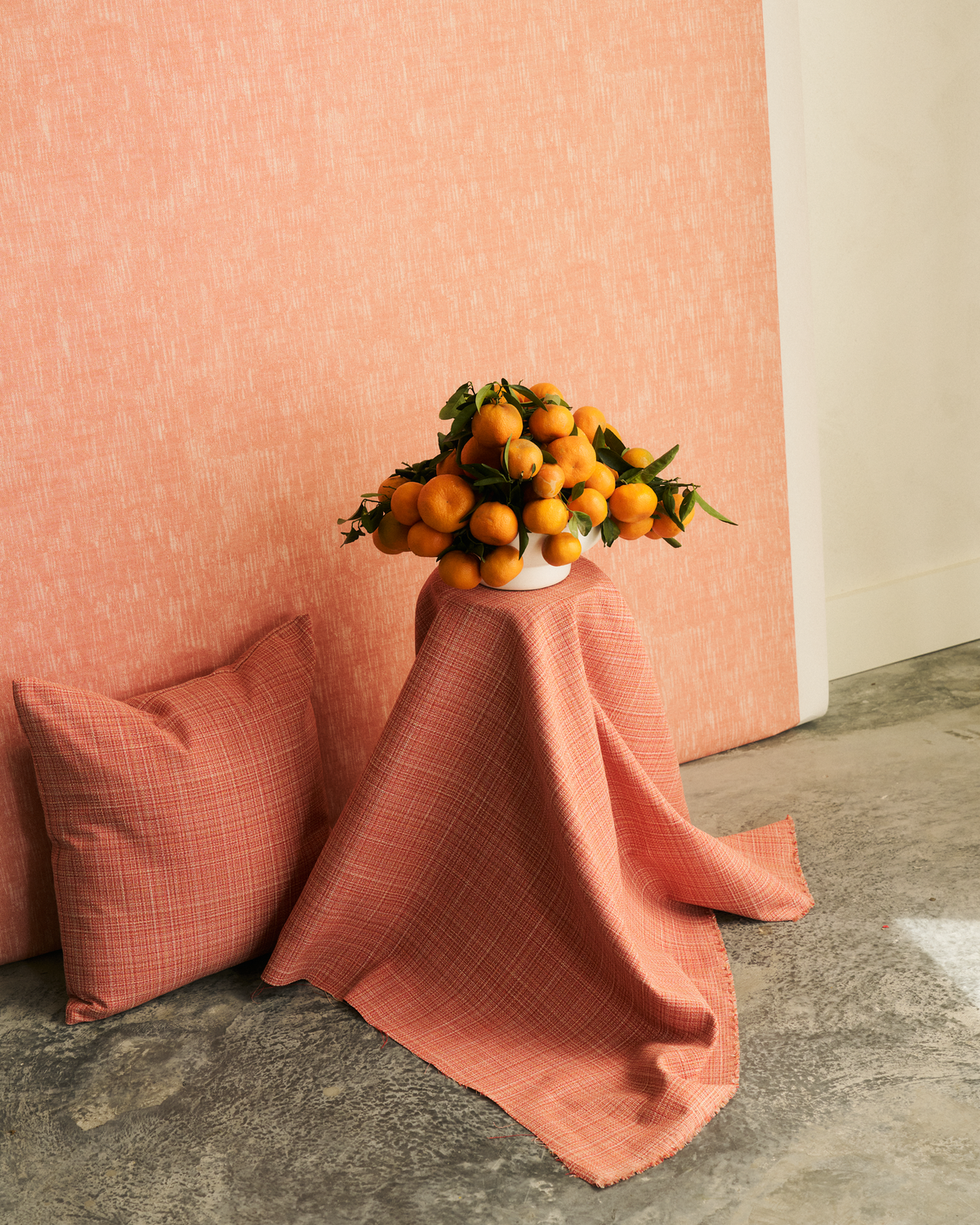 Park Fabric in Deep Coral
