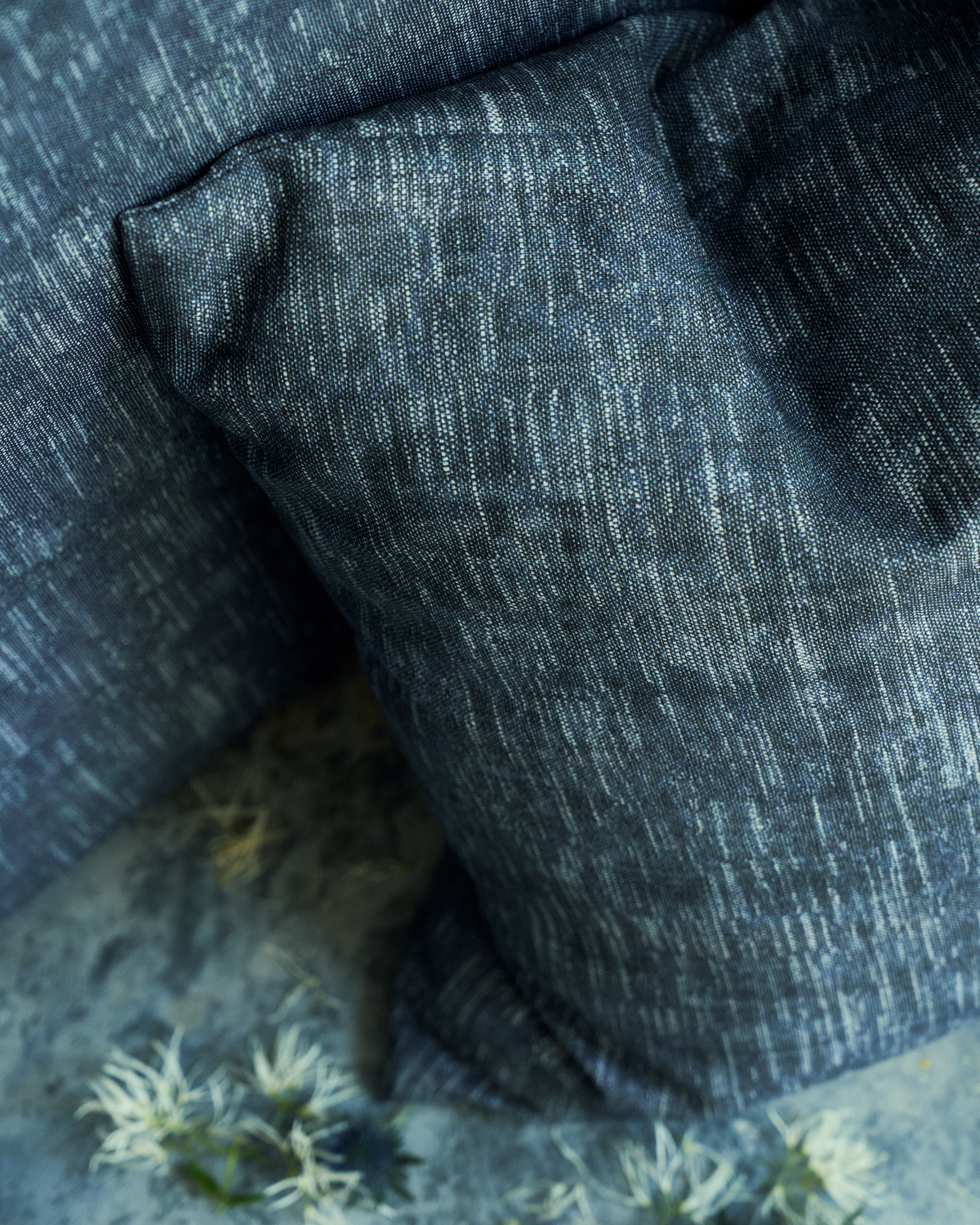 Alder Pillow in Dark Denim
